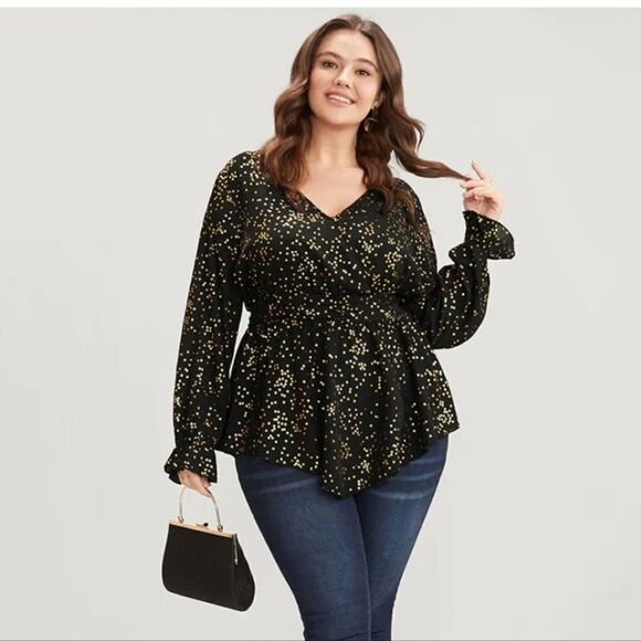 NWT BloomChic  pattern top - Picture 1 of 9